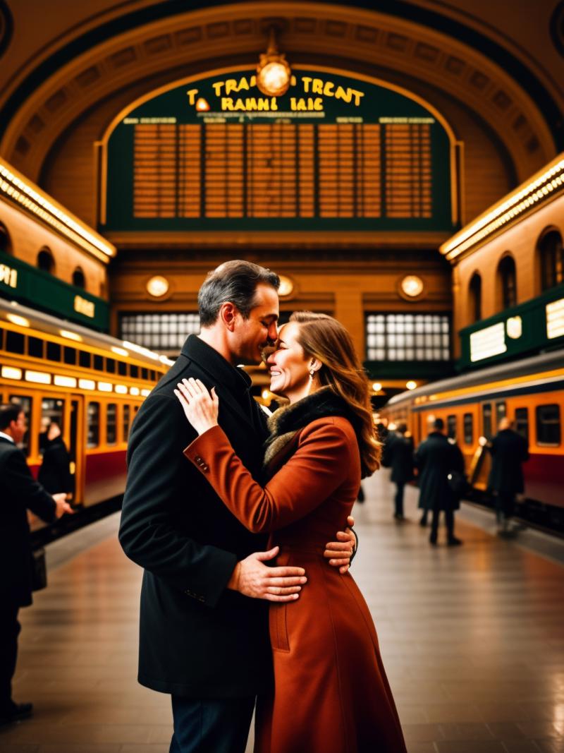 00283-_2742325115_Couple embracing, train departing, Grand Central Station backdrop, warm tones, reminiscent of Irving Penn's portraiture.png